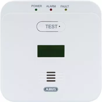 ABUS Security-Center COWM510 Detektor oxidu uhoľnatého s LCD displejom – biely (EN 50291-1)