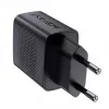 ACEFAST A82 GaN USB-C PD 20W nástenná nabíjačka - čierna
