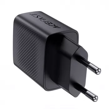 ACEFAST A82 GaN USB-C PD 20W nástenná nabíjačka - čierna