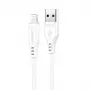 Acefast Apple Lightning na USB 1,2m 2,4A MFI kábel biely