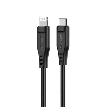 Acefast Apple Lightning na USB-C kábel 1,2m 30W 3A MFI certifikovaný rýchlonabíjací a dátový synchronizačný kábel čierny