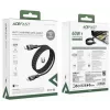Acefast C11-03 3in1 USB-C na USB-C kábel 100W 480Mbps 1,2m čierna
