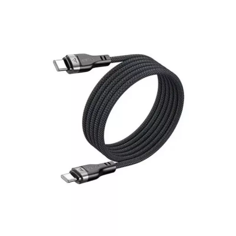 Acefast C11-03 3in1 USB-C na USB-C kábel 100W 480Mbps 1,2m čierna