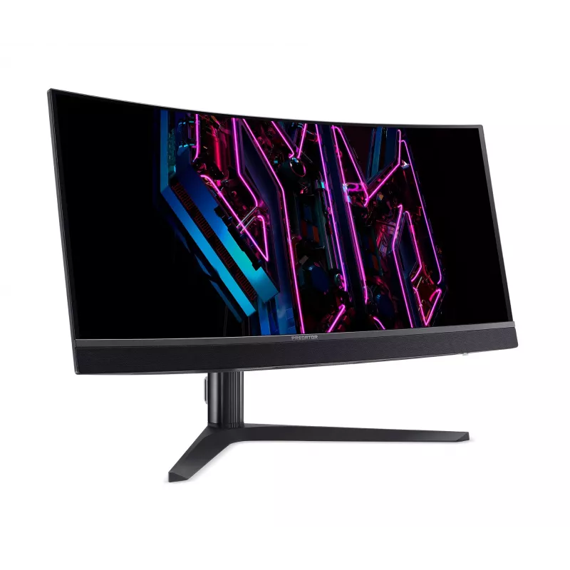Acer Predator X34QXC Ergo OLED 86 cm 34 inch Curved 1800R WQHD ZeroFrame OLED 360 Hz 21:9 0,03 ms (GTG) 1300 Nits 2x HDMI 2.1 2x DP 1x USB-C integrované reproduktory
