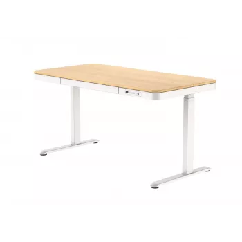 ACJ ACTIVEJET elektricky výškovo nastaviteľný stôl 120x60 ET119S biela/dub