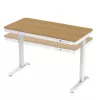 ACJ ACTIVEJET elektricky výškovo nastaviteľný stôl 120x60 ET119S biely/dub