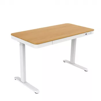 ACJ ACTIVEJET elektricky výškovo nastaviteľný stôl 120x60 ET119S biela/dub