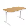 ACJ ACTIVEJET elektricky výškovo nastaviteľný stôl 120x60 ET119S biely/dub