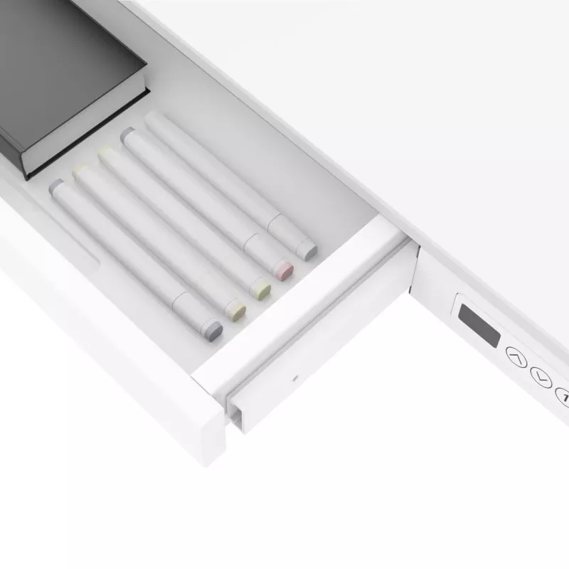 ACJ ACTIVEJET Elektricky výškovo nastaviteľný stôl ET119S 120x60 cm biely