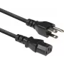 ACT AK5443 napájací kábel NEMA 5-15P na IEC C13 1m čierny