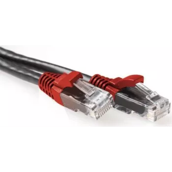 ACT čierny 1 m U/UTP CAT6A crossover patch kábel s RJ45 konektormi (IB6201)