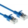 ACT modrý 5m LSZH U/FTP CAT6A Datacenter Slimline patch kábel s RJ45 konektormi, snagless (DC7605)