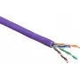 ACT Cat 6 U/UTP plný inštalačný kábel, LSZH, CPR Dca, 24AWG, fialová, 305 m (XS6003)