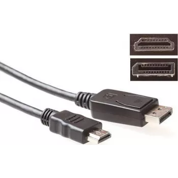 ACT konverzný kábel DisplayPort na HDMI 1 m 4K@30Hz pozlátené konektory AK3988