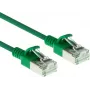 ACT Green 0,15m LSZH U/FTP CAT6A Datacenter Slimline patch kábel Snagless s RJ45 konektormi (DC7730)