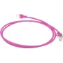 ACT Pink 5m LSZH U/FTP CAT6A Datacenter Slimline patch kábel Snagless s RJ45 konektormi (DC7405)