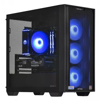ACTINA PC AMD Ryzen 5 5600 16 GB DDR4-SDRAM 1 TB SSD AMD Radeon RX 7600 Mini Tower čierna