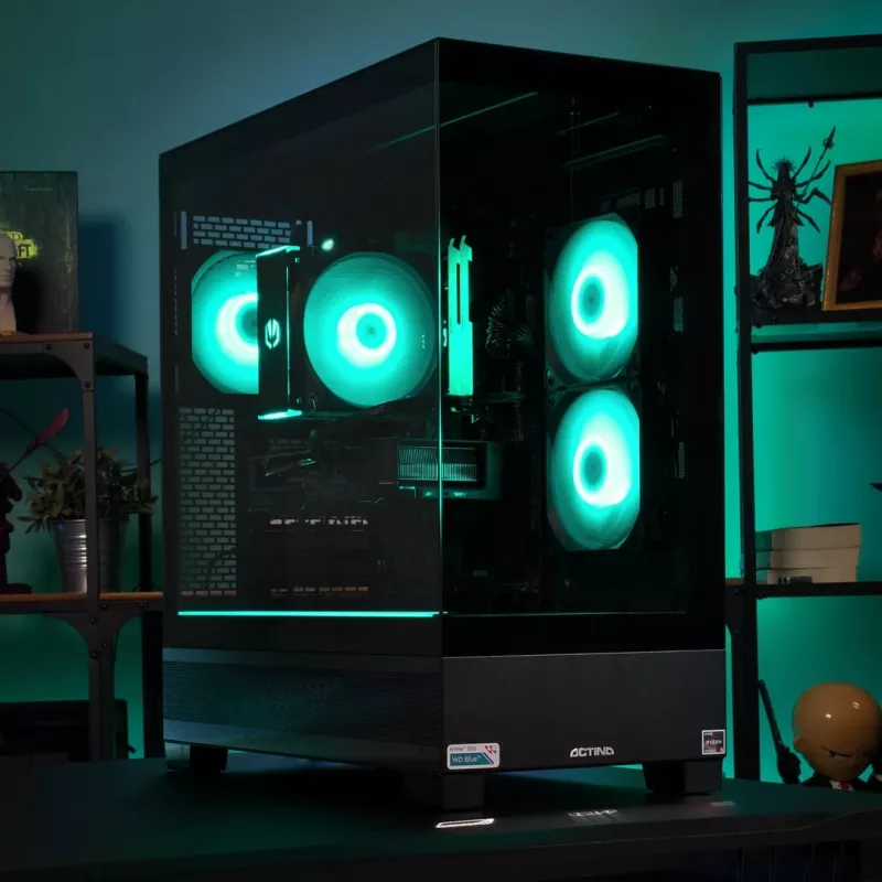 ACTINA PC AMD Ryzen 5 5600X 32 GB DDR4-SDRAM 1 TB SSD NVIDIA GeForce RTX 5060 Midi Tower čierna