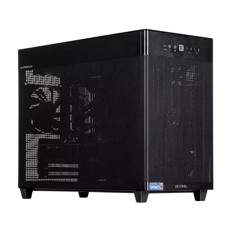 ACTINA PC AMD Ryzen 7 7800X3D 32 GB DDR5-SDRAM 1 TB SSD NVIDIA GeForce RTX 5070 Ti Mini Tower čierna