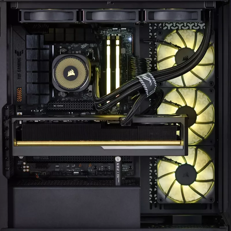 ACTINA PC AMD Ryzen 7 7800X3D 32 GB DDR5-SDRAM 2 TB SSD AMD Radeon RX 9070 XT Midi Tower čierna