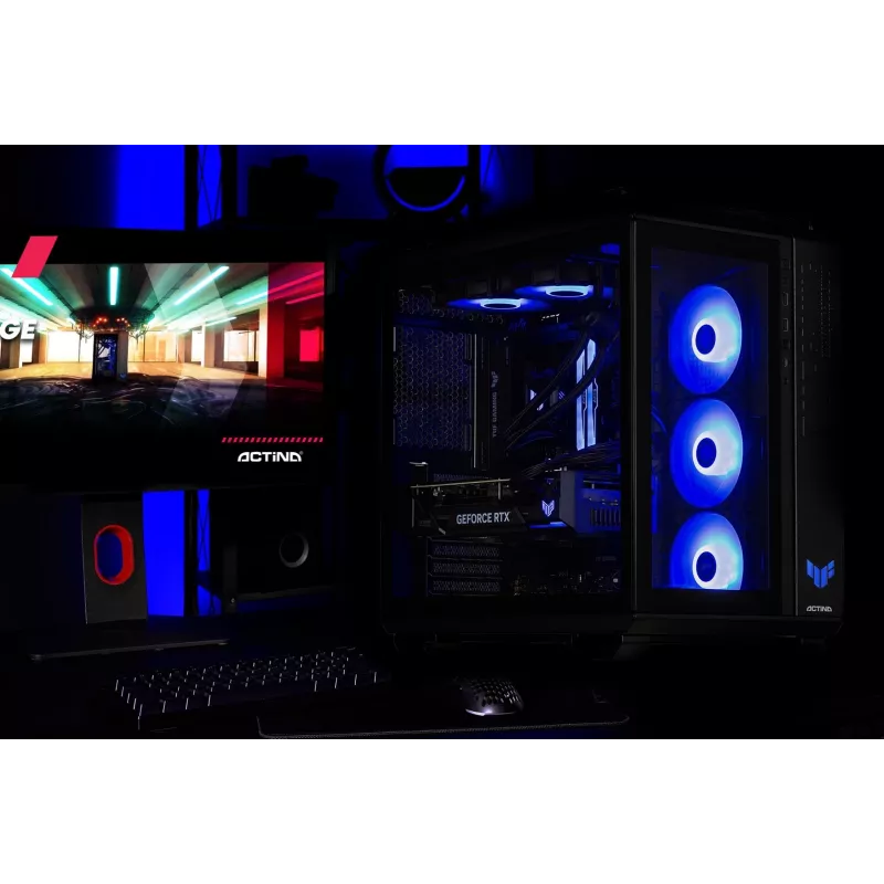 ACTINA PC AMD Ryzen 7 7800X3D 32 GB DDR5-SDRAM 2 TB SSD NVIDIA GeForce RTX 5080 Midi Tower čierna