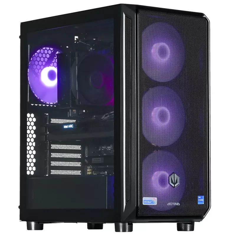 Actina PC AMD Ryzen 7 8400F 32 GB DDR5-SDRAM 1 TB SSD Intel Arc B580 Midi Tower čierna