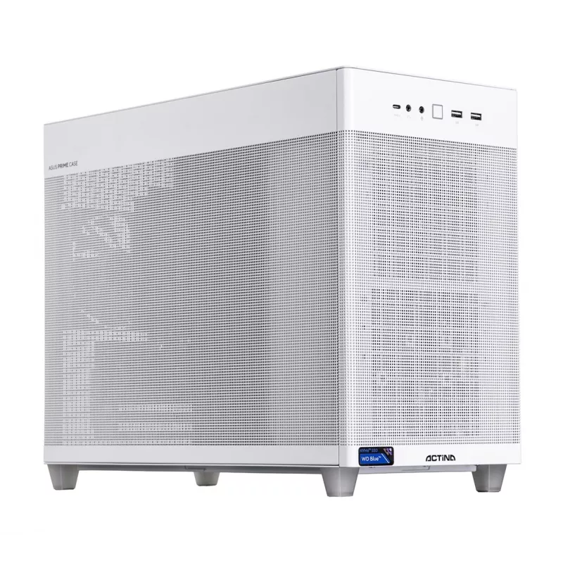Actina PC AMD Ryzen 7 8700F 32 GB DDR5-SDRAM 1 TB SSD AMD Radeon RX 9070 XT Mini Tower biela