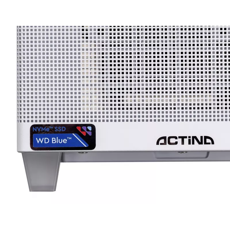 Actina PC AMD Ryzen 7 8700F 32 GB DDR5-SDRAM 1 TB SSD AMD Radeon RX 9070 XT Mini Tower biela