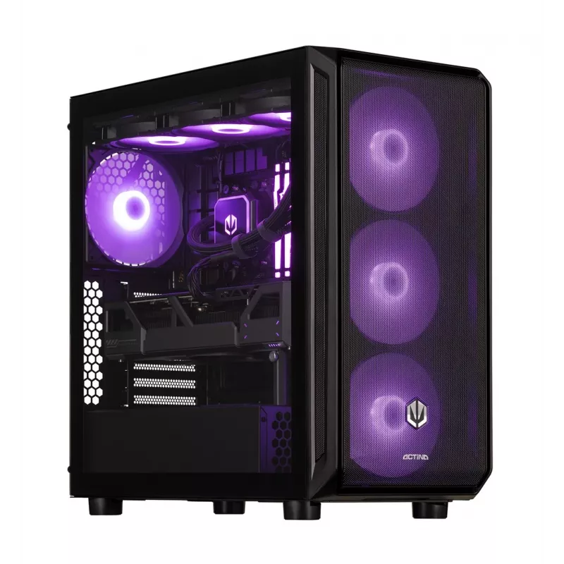 Actina PC AMD Ryzen 9 7900 32 GB DDR5-SDRAM 2 TB SSD AMD Radeon RX 9070 Midi Tower čierna