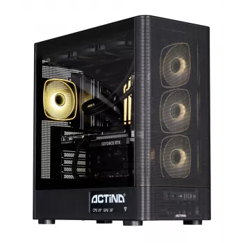 Actina PC AMD Ryzen 9 9900X3D 32 GB DDR5-SDRAM 1 TB SSD NVIDIA GeForce RTX 5070 Ti Windows 11 Home Midi Tower čierna