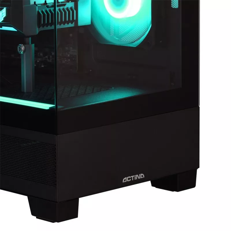 ACTINA PC AMD Ryzen 9 9900X3D 64 GB DDR5-SDRAM 2 TB SSD NVIDIA GeForce RTX 5090 Windows 11 Home Midi Tower čierna