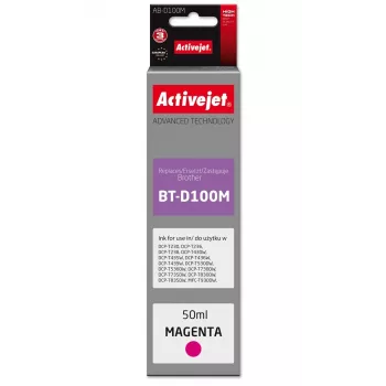 Activejet AB-D100M purpurová atramentová fľaša pre tlačiarne Brother, 50 ml, séria Supreme, náhrada za Brother BT-D100M