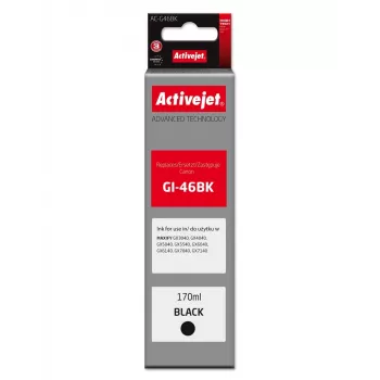 Activejet AC-G46BK kompatibilná čierna atramentová kazeta pre Canon PIXMA G-séria, 170 ml, Supreme Line