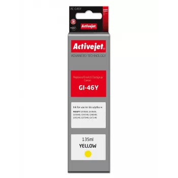 Activejet AC-G46Y žltá atramentová náplň pre Canon GI-46Y, 135 ml, séria Supreme