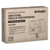 Activejet APB-006W otočný organizér na stôl s dierovanou stenou, sivý a biely