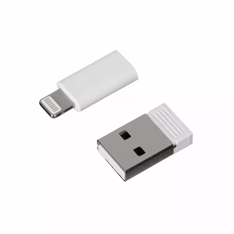 Activejet šnúrka na krk s 3-in-1 nabíjacím káblom, biela