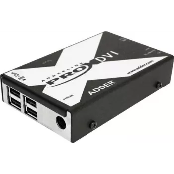 Adder AdderLink X Series X-DVI PRO KVM extender - DVI-D, USB 2.0, audio, až do 50 m cez Cat5e/6/7 (X-DVIPRO-IEC)
