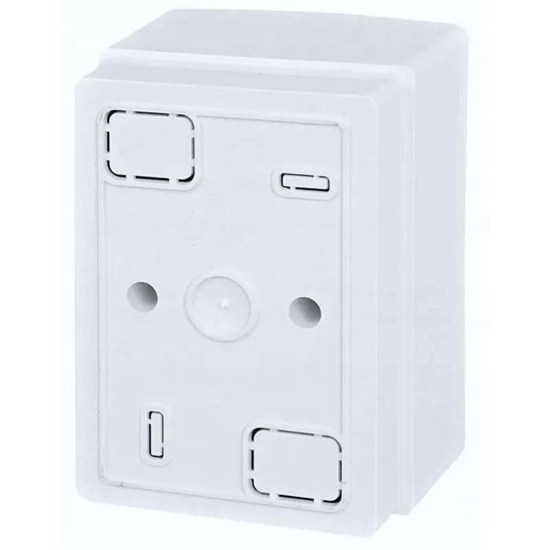 ADELID RM-NT-02T rozvodná skrinka na omietku, 2 moduly, IP40, priehľadné dvierka