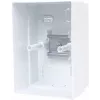 ADELID RM-NT-02T rozvodná skrinka na omietku, 2 moduly, IP40, priehľadné dvierka