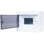 ADELID RM-NT-06T rozvodná krabica na omietku, 6 modulov, 1 rad, IP40, biela/sivá