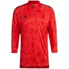 adidas Condivo 22 dlhý rukáv brankárske dres pánsky červený