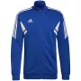 adidas Condivo 22 pánska tréningová bunda Team Navy Blue AEROREADY Full Zip Slim Fit