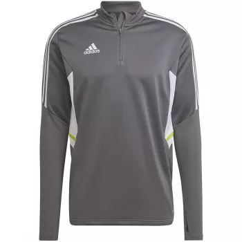 adidas Condivo 22 pánska tréningová mikina 1/2 Zip Grey Five/White HD2312