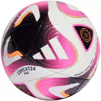 adidas Conext 24 Pro Match futbalová lopta veľkosť 5 biela/ružová/čierna