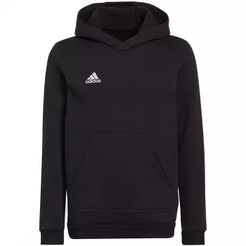 adidas Entrada 22 mikina s kapucňou detská čierna 116cm