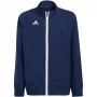 adidas Entrada 22 Prezentačná bunda Navy Blue Youth 140