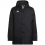 adidas Entrada 22 Stadium detská bunda čierna H57569