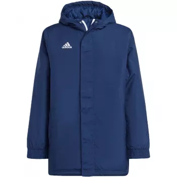 adidas Entrada 22 Stadium detská bunda modrá IB6079
