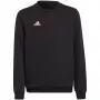 adidas Entrada 22 Sweat Top Black detské veľkosť 128