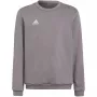 adidas Entrada 22 mikina sivá mládežnícka 140 cm